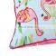 Outdoor Accent Pillow Cover Flamingo Paradise Large Water UV Stain-Resistance Tropical Decorative Replacement Cushion Cover