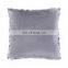 New style technology dark grey jacquard knitted woven decorative cushion cover