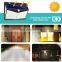 208 LED  solar garden  led wall  light outdoor  waterpoof  with motion sensor