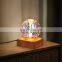 LED plug-in 3d fireworks night light bedroom usb colorful starry atmosphere lamp bedside decorative table lamp