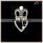 Luxury Fashion Crystal Pearl Crown Brooch Pins For Unisex Party Jewelry