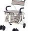 Adjustable Rollator Walker Folding shopping trolley walkers with seat for elderly