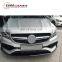2020  CLA CLASS W117 CLA45 body kit for  cla200 cla220 cla260 to CLA45 style with front bumper diffuser muffler tips PP material