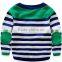Computer knitted Stripes Cardigan Boys design Sweater with bottons