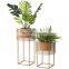 Sector desk rack rack office flower stand desktop flower pot small wrought iron hanging office pot storage