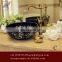 Wholesale color glazed sanitary ware ceramic pedestal wash basin pedestal sink