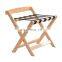 Solid Wood Hotel Luggage Rack Home Folding Luggage Storage Rack