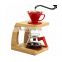 Factory Direct bamboo Coffee Dripper Stand Pour Over Coffee Stand PourOver Drip Holder