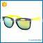 Best selling promotional two tone pc sunglasses with logo wholesale
