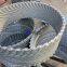 Galvanized Mild Steel Ripper Flat Wrap Razor Wire BTO-22 500mm Height