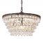 American living room lamp modern minimalist Nordic golden home bedroom dining room banquet hall antique iron crystal chandelier
