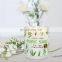 Home Decoration Glass Scented Candles Four-piece Soy Bean Wax Plant Essential Oil Luxury Scented Candle Set