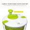 5L Container Commercial Large Capacity Multifunction Plastic Vegetables Dry Salad Food Spinner