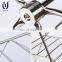 Professional Folding Retractable Adjustable Stainless Steel Clothes Drying Coat Racks Cloth Garment With Wheels Mala