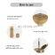 Bamboo Wooden Salt And Pepper Mill Set Ceramic Grinder Blades With Adjustable Coarseness For Cooking