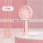 Portable Handheld Fan Mini Personal Fan 30 degree Rotating Adjustmentale USB 1200mAh 4 Speeds Personal colorful cooling Fan