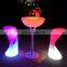 Banquet cocktail table led bar stool illuminated outdoor furniture lighting portable bar tables outdoor chair lumineuse table