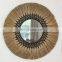 Best Seller Boho Seagrass Round Mirror Bohemian Art Decor Manufacturer Vietnam Cheap Wholesale