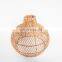 Unique Wicker Handmade Lampshade, Rattan Lamp Shade, Pendant Wicker Lamp Cheap Wholesale