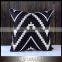 Personalized Black Ticking Pillow Cover