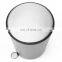 Kitchen 10 L Recycle Stainless Steel  Material Soft Closing Pedal Waste Dustbin