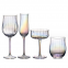 200 ml Custom Gold Rimmed Vertical Pattern Champagne Red Wine Glass Goblets