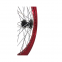 Latest red aluminum alloy motorcycle wheels, customizable service available