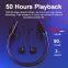 New neck hanging earphone sports surround noise cancelling sweatproof waterproof wireless earbuds headphones