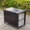 high quality fire pit with storage