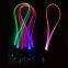 Party Supplies Custom LOGO LED Necklace Glow in Dark TPU Light up LED Lanyard