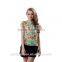 latest fashion blouse design custom made fashion lady blouse & top choli blouse designs B027