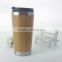 Double wall stainless steel outer and banboo outer vacuum flask from Shenzhen Mlife