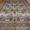Garden Design Oriental Rug 9X12 Hand Knotted New Zealand Wool Kashan Rug