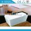 Oval shape artificial granite bathtub man made stone 100% acrylic bathtub