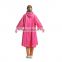 ladies pvc long type cute raincoat for juniors