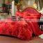Luxury Cotton Jaquard Bedding Set for Home Flower 4 Pcs