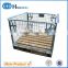 Warehouse foldable mesh wire cage pallet