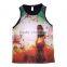 casual sublimated tank top