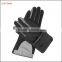 2016 new style woolen gloves with leather wrist for women