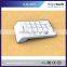 Hotselling wireless silicon keypad