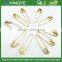 Hot selling 32mm metal gold pin for sweater CSJ-001