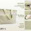 large capacity zippered shopping tote bag