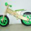 Wholesale China plywood bright green color wooden balance bike, balance bike for kids                        
                                                Quality Choice