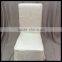 hotel fully polyester wedding chair cover decoration white jacquard chair cover for hotel