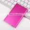 Aluminium case power bank with different colors high quality portable mobile battery