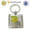 OEM simple design brass/zinc alloy medal keychain