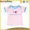 2016 colorful baby clothing sweet baby top new design baby girl t-shirt