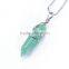 Beautiful 1pcs Green Adventurine Handmade Wirewrap Pendant Charm Necklace Wholesale