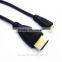 Full 1080P 3D Supported HDMI to micro hdmi cable with high data transfer speed