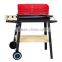 Large square pully indoor charcoal bbq grill